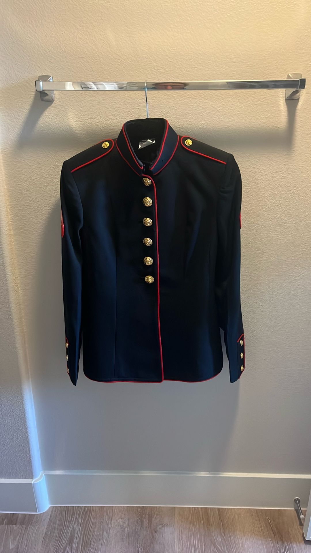 Female USMC Dress Blues Coat