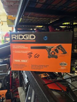RIDGID 18V Compact Jobsite Blower Tool Only
