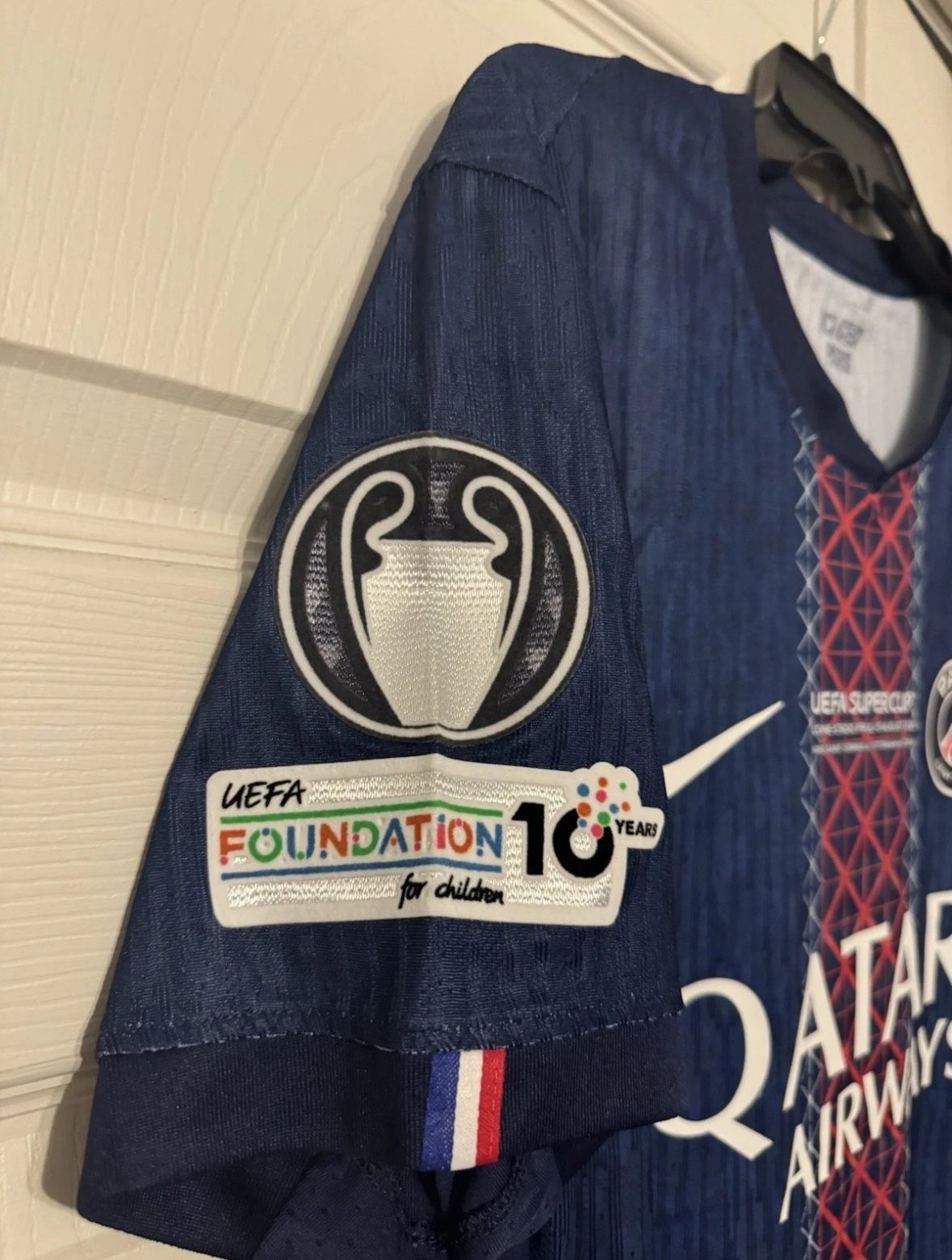 “DEMBELE”  NEW SIZE L(Slim Fit), 25/26 PSG SUPER CUP WIN EXCLUSIVE PLAYER JERSEY