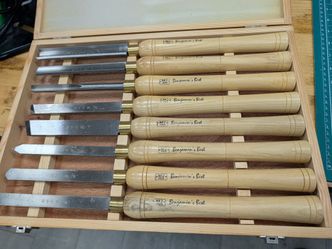 8 pcs M2 HSS Lathe Chisel Set - Barely Used