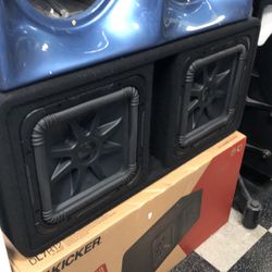 Kicker L7s12 In Dual Ported Subwoofer Box