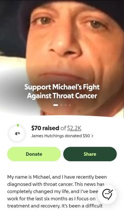 Donate to cancer victim