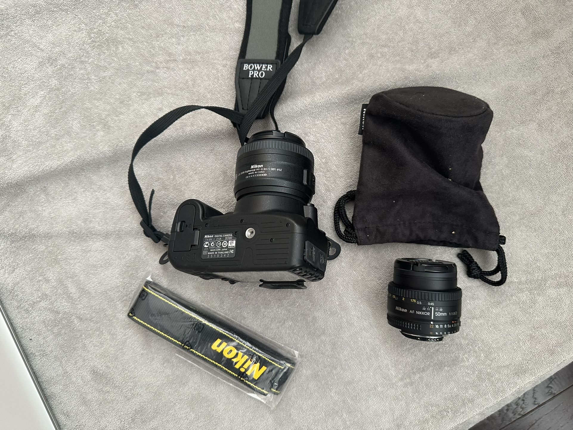 Excellent Condition Nikon D3100 With 2 Lenses And Tripod All For $350 OBO