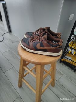 Black and brown Nike dunks