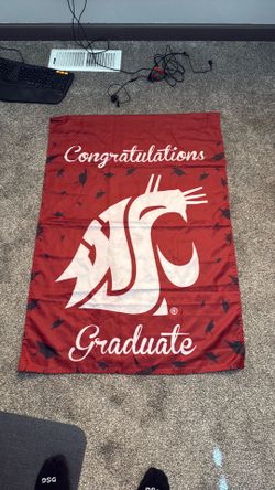 WSU graduation banner for commencement