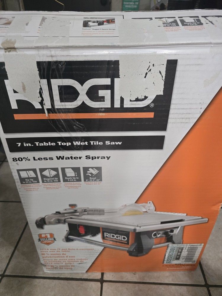 Table Top Wet Tile Saw