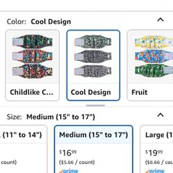 Dog Diapers Medium Size