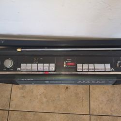 Vintage Sony Double Radio And Tape Player 