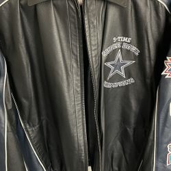 Dallas cowboys 5 shop time super bowl jacket
