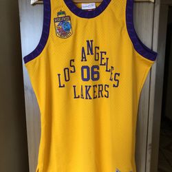  Los Angeles Lakers 75th Anniversary My Towns Bodega Fashion Jersey Size Large NEW 