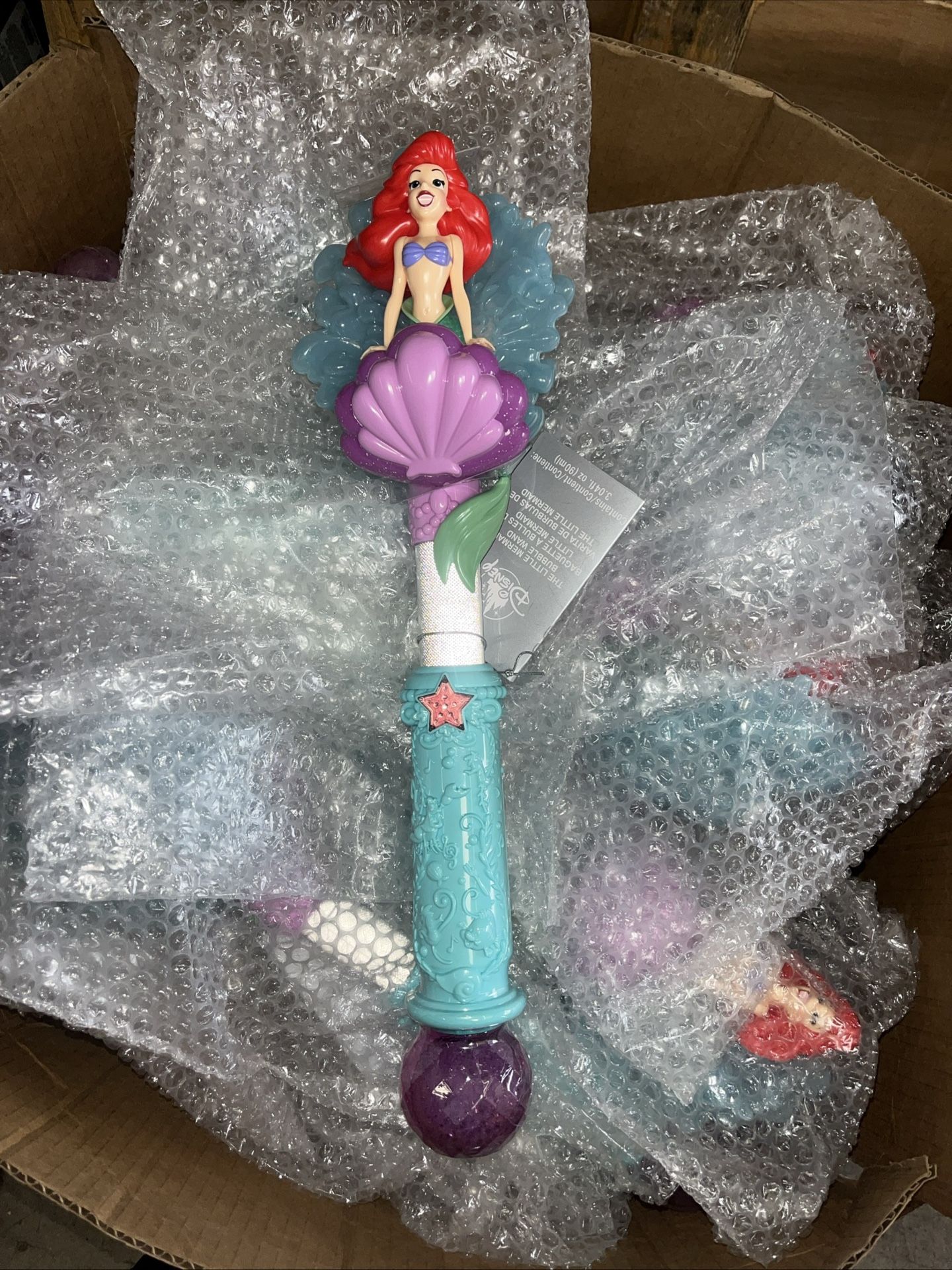 Disney Parks Ariel Light and Sound Bubble Wand The Little Mermaid