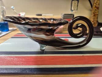 Hand blown cornucopia