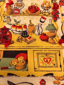 1950’s Vintage Kitchen Print quilt