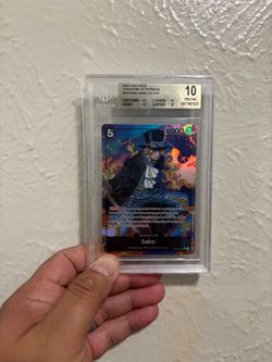 One Piece Cards & Sabo becket Pristine 10– $100