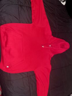 Red Heavyweight Pro Club hoodie Large