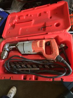 milwaukee angle side drill