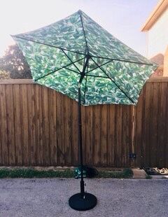 Outdoor Patio Umbrella And Stand - New