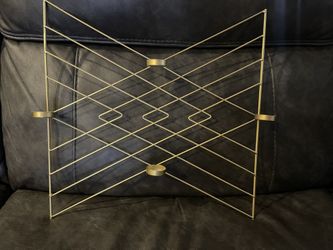 Gold Tea Light Candle Wall Decor