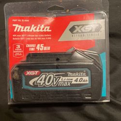 New Makita 40v Xgt