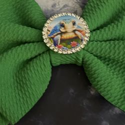 Turtle Hair Bow