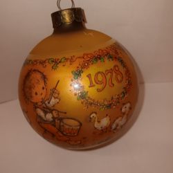 VINTAGE 1978 Hallmark Christmas ornament "Little Drummer Boy" FIRM