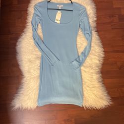Blue Bodycon Small Dress