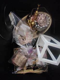 Quiceañera items for rose gold