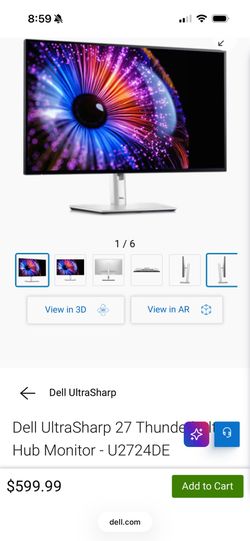 Dell UltraSharp 27” 4K USB-C Hub Monitor - U2723QE