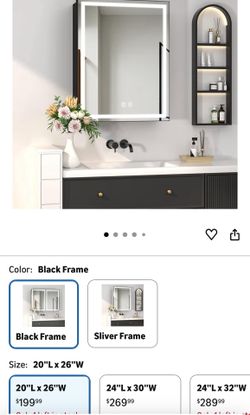 Bathroom Medicine Cabinet Mirror with Lights