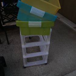 Colorful Plastic Drawers