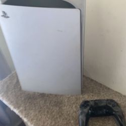Ps5 With Controller & New Games 