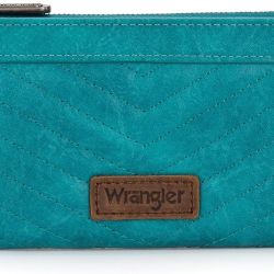 Women TurquoiseWrangler Minimalist Wallet for Women Credit Card Wallet Ladies Travel Wallet