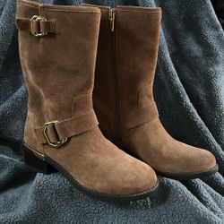 Suede Leather Mid-calf Vince Camuto 6 1/2