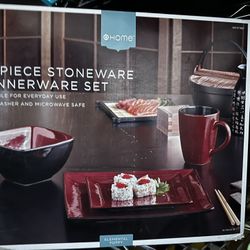 16 Piece Stoneware Dinner Set