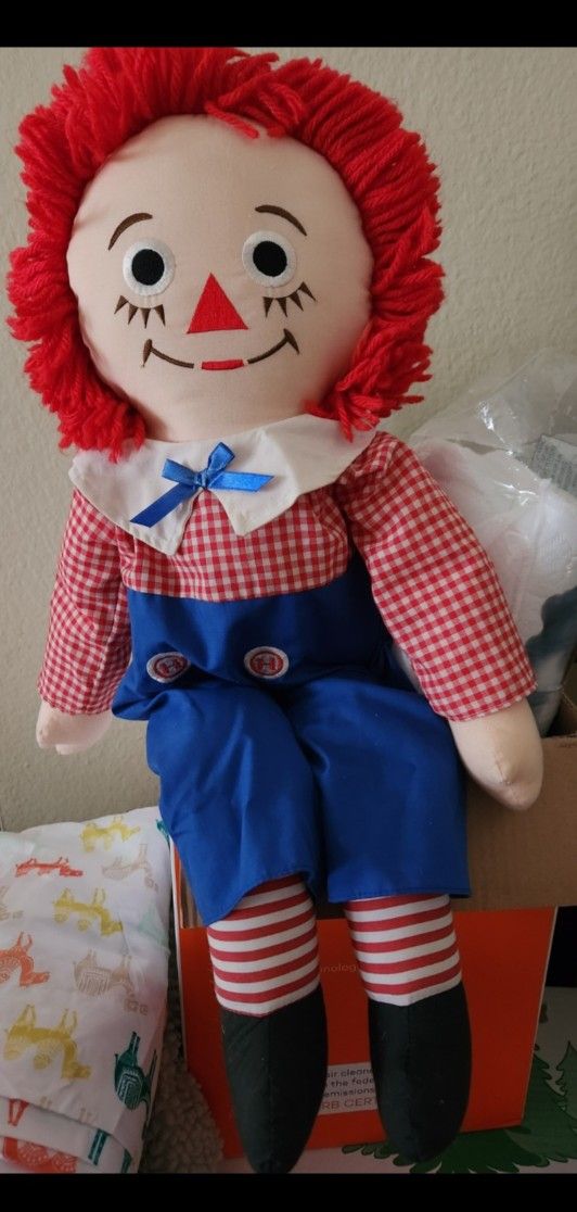 Applesauce RAGGEDY ANDY DOLL 1991 Johnny Gruelle