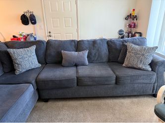 Grey L Shape Couch