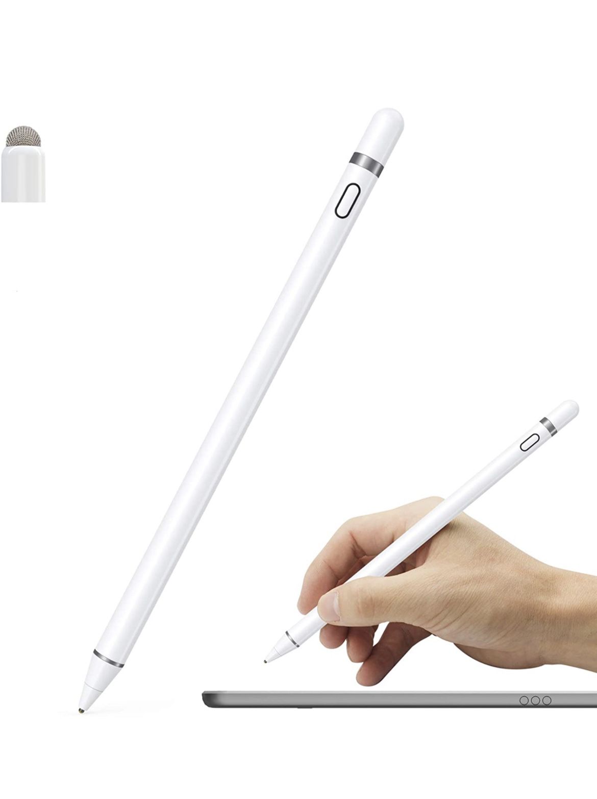 Active Stylus Pen Compatible for iOS&Android Touch Screens, 