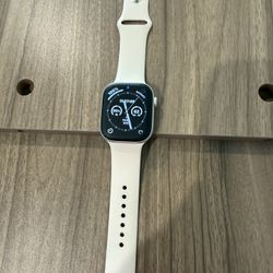 Apple Watch Series 10 GPS + Cellular, 46mm Silver Aluminum Case, Band S/M, Unlocked, $400