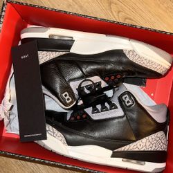 Jordan 3 Black Cements