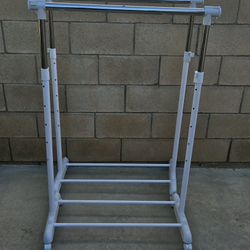 Adjustable Rolling Garment Rack Pre-owned, Please ReadTheDescription, *Lot Of 2*