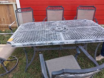 Metal/aluminum patio set
