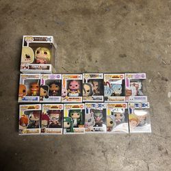 Funko Pops Read Description