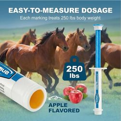 6-Pack Ivermectin Horse Paste 1.87% – Apple Flavored Oral Dewormer for Horses