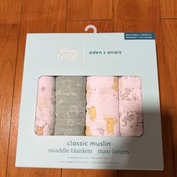[NEW] Aden + Anais Disney Muslin Swaddle Blankets 
