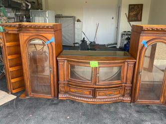 Big wooden desk