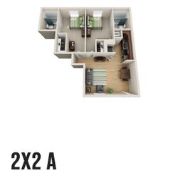 2x2 Apartment Lease Takeover