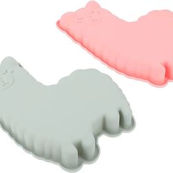 2pcs Llama Cake Pan Mold Alpaca Silicone Baking Mold Cheese Cake Jelly Pudding Muffin Pizza Pie Flan Tart Bread Bakeware Pastry Baking Mold