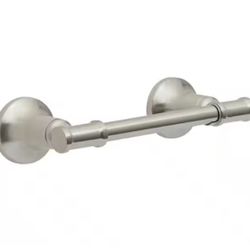 Delta Chamberlain Wall Mount Pivot Arm Toilet Paper Holder Bath Hardware Accessory in Brushed Nickel