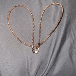 Pandora Rose Gold Heart Necklace