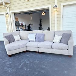 Grey Kevin Charles Sectional - FREE DELIVERY 